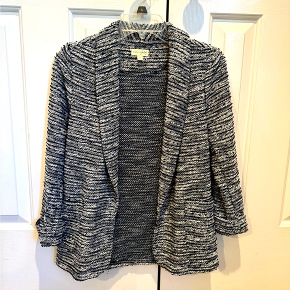 Maison Jules Sweater Blazer Size Small - Picture 1 of 6